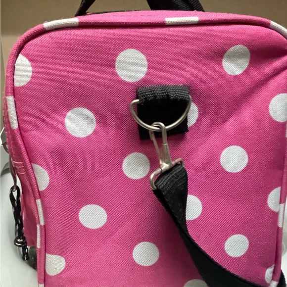 Pink Polka Dot Rockland Tote Bag - Picture 4 of 14